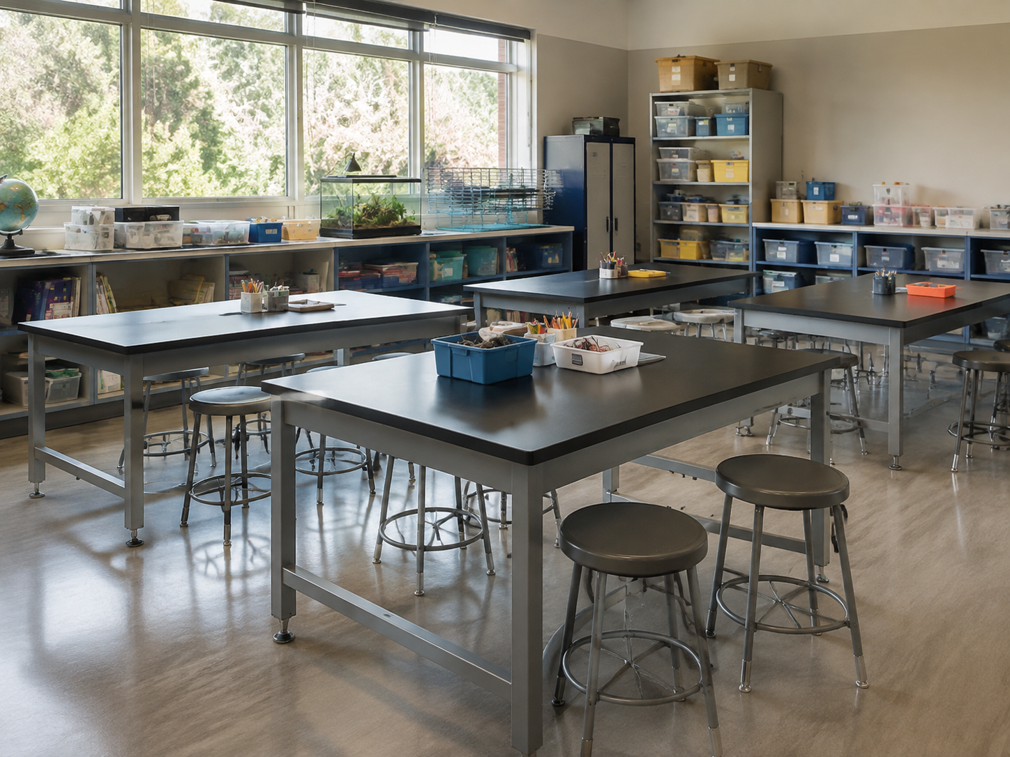 Classroom Tables for Labs, Activity Rooms and Shared Learning Spaces